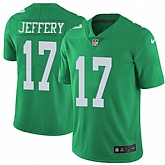 Nike Men & Women & Youth Eagles 17 Alshon Jeffery Green Color Rush Limited Jersey,baseball caps,new era cap wholesale,wholesale hats